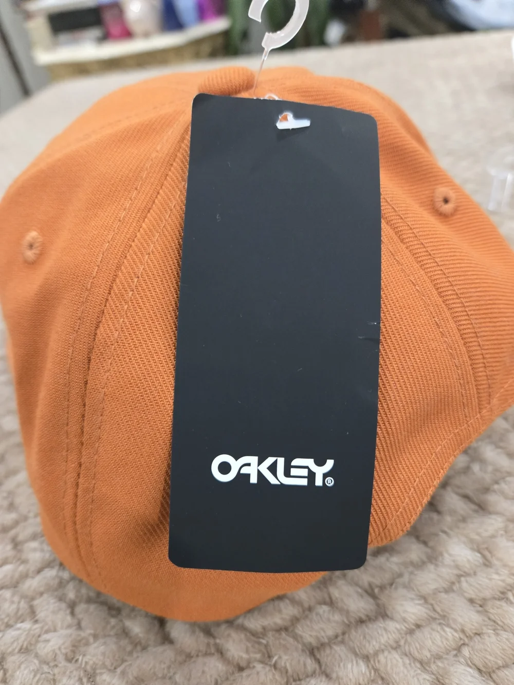 Oakley Ginger Orange B1B Flat Bill Snapback Hat NWT